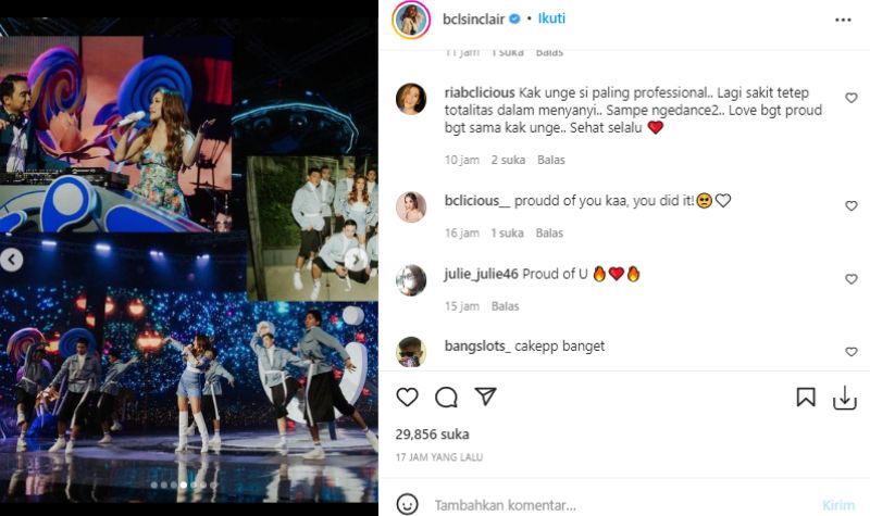 Layak Jadi Panutan, Bunga Citra Lestari Tetap All Out di Atas Panggung Meski Sedang Sakit 6 Lampiran Gambar