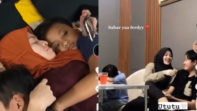Ferdy, putra ketiga Sule terlihat kesepian dan menundukkan kepala di rumahnya, sementara sang kakak Putri Delina dan Rizwan terlihat bahagia.