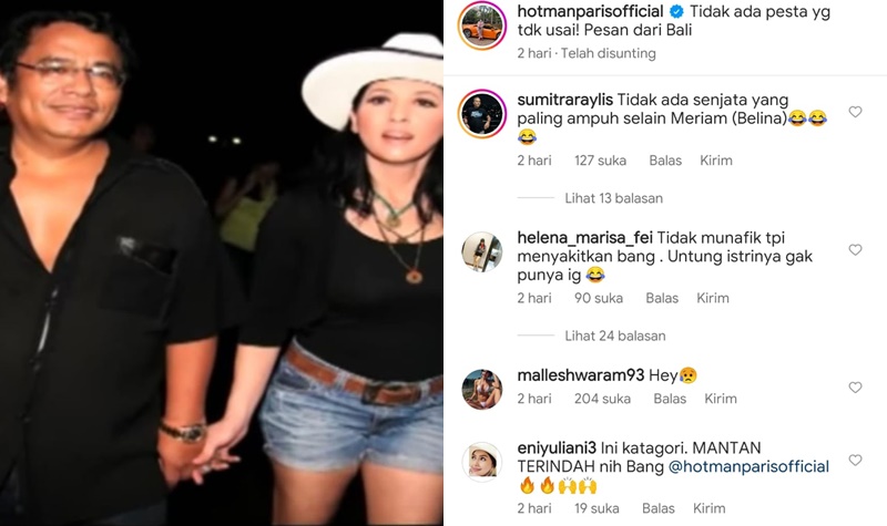 Hotman Paris Pamer Foto Jadul Gandeng Meriam Bellina, Mantan Terindah? 2 Lampiran Gambar