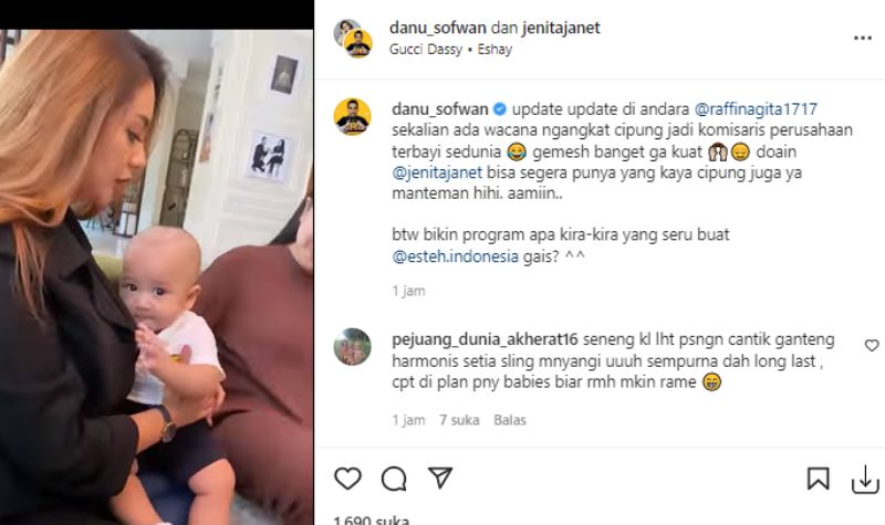 Jenita Janet dan Suami Berharap Segera Punya Anak 2 Lampiran Gambar