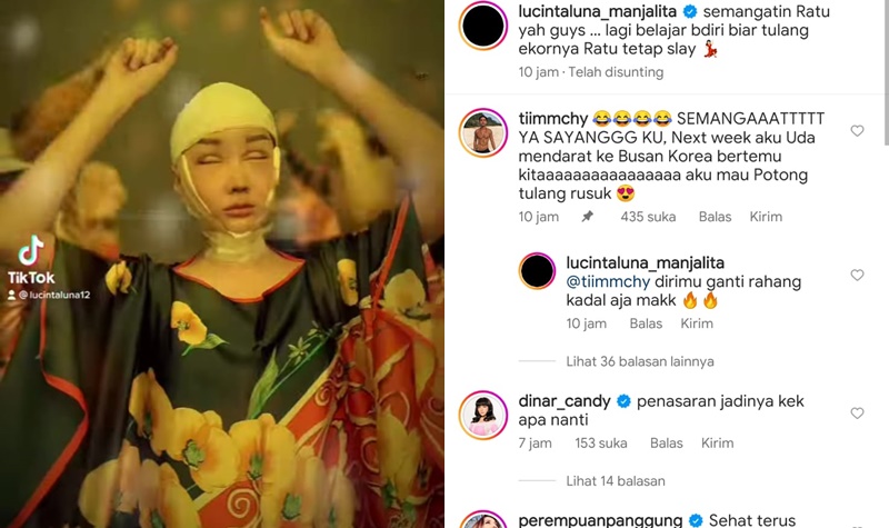 Usai Operasi Tulang Ekor, Lucinta Luna Belajar Berdiri Sampai Sempoyongan 2 Lampiran Gambar