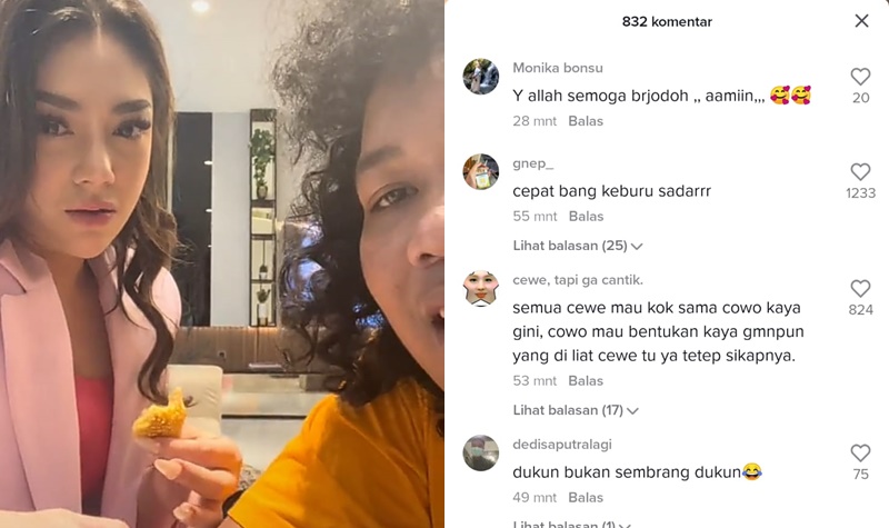 Marshel Widianto Pamer Video Romantis Bilang Sayang ke Celine Evangelista, Netizen: Cepat Bang Keburu Sadar 2 Lampiran Gambar