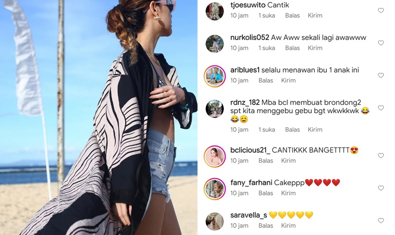 Unggah Foto Seksi di Pantai, BCL Bikin Para Brondong Menggebu-gebu 2 Lampiran Gambar