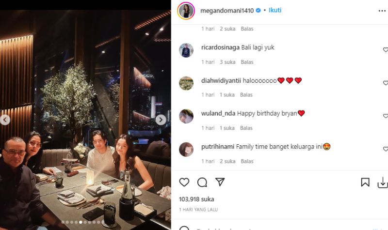 Megan Domani dan Keluarga Jadi Panutan, Utamakan Family Time 4 Lampiran Gambar