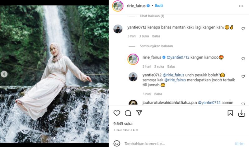 Ririe Fairuz Bahas Mantan, Netizen: Lagi Kangen? 2 Lampiran Gambar