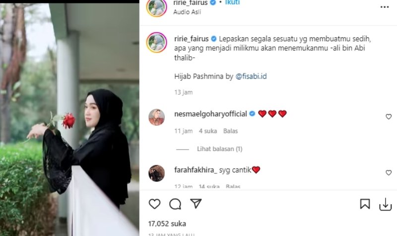 Kalimat Ini Buat Ririe Fairuz Ikhlas Lepaskan Masa Lalu dan Kesedihan yang Dialaminya 3 Lampiran Gambar