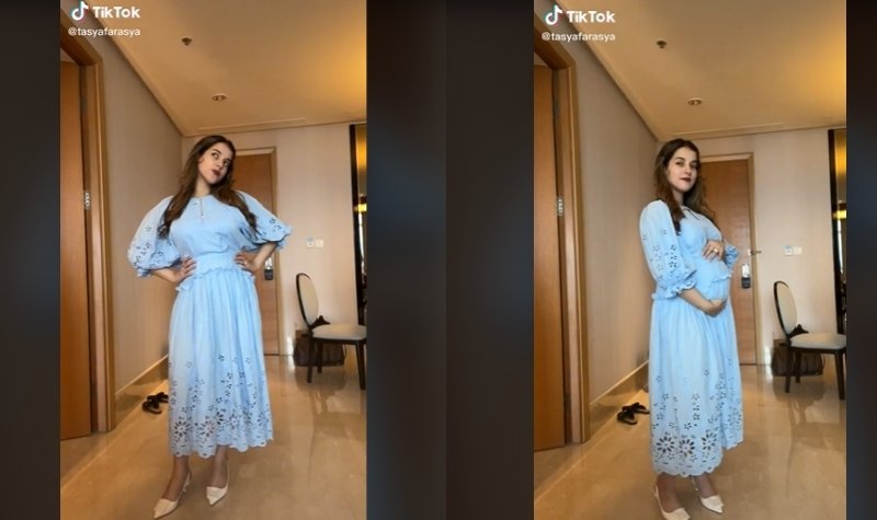 Ini Asal Kecurigaan Netizen Terkait Kehamilan Tasya Farasya 2 Lampiran Gambar