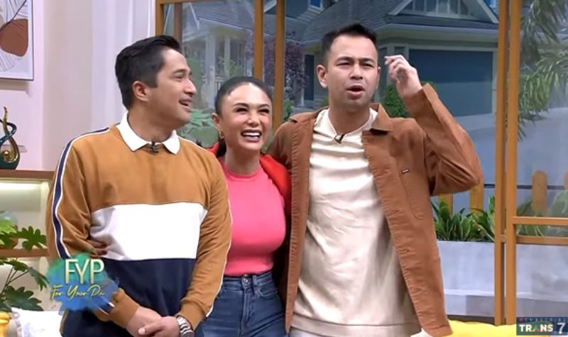 Lucunya Tingkah Raffi Ahmad Salting Ketemu Yuni Shara