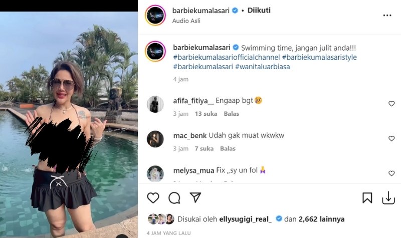 Barbie Kumalasari Pakai Daleman Ketat dan Kekecilan, Netizen Diminta Jangan Julit 2 Lampiran Gambar