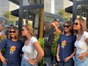 Marion Jola baru-baru ini bertemu dengan Kurma Icon Citayam Fashion Week, banyak netizen Indonesia yang sebut mereka mirip.