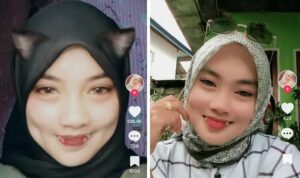 TikTokers berhijab jadi perbincangan netizen karena memiliki dua gigi gingsul yang panjang seperti drakula, namun membuatnya begitu cantik.