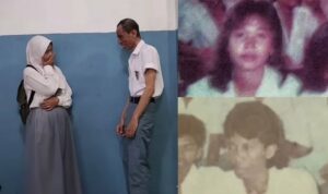 Sepasang suami istri kakek dan nenek sukses menghebohkan jagad maya setelah berbagi video konten perbandingan foto SMA dan sekarang.