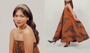 Amel Carla ikut merayakan hari kemerdekaan dengan mengunggah foto mengenakan kemben batik, bahunya yang gepeng jadi sorotan.