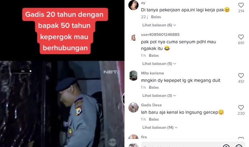 Viral Video Wanita 20 Tahun dan Pria 50 Tahun Digerebek Polisi di Kamar Hotel Sedang Tidak Pakai Baju 2 Lampiran Gambar