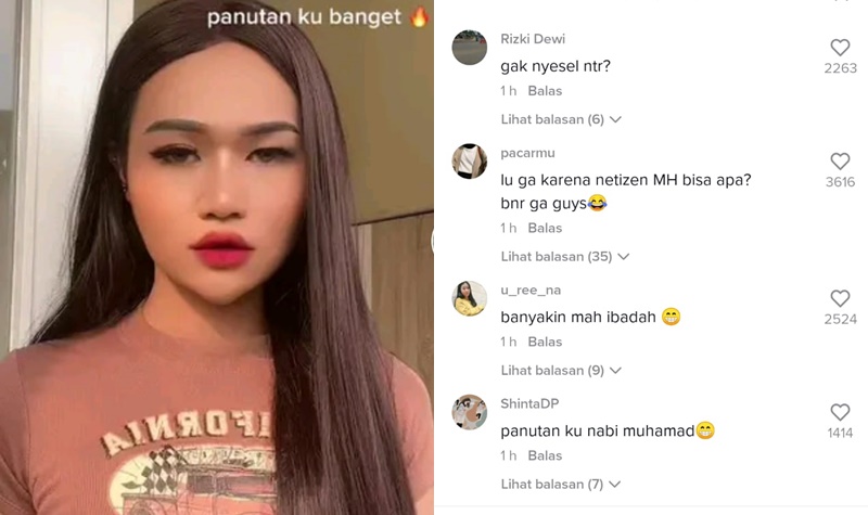 Pria Ini Sebut Bakal Ikuti Jejak Lucinta Luna, Karena Panutan 2 Lampiran Gambar