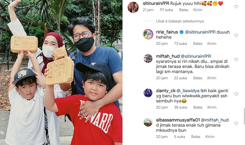 Ditanya Soal Rujuk dengan Ayus, Ririe Fairus Tegas Jawab Begini 2 Lampiran Gambar