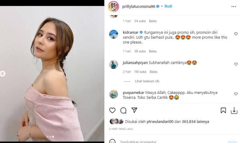 Berani Tampil Terbuka, Prilly Latuconsina Ingin Hempas Julukan ‘Toserba’ di Feed Instagramnya 4 Lampiran Gambar