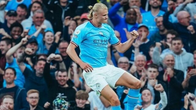 Hattrick Lagi, Haaland Kini Sudah Cetak 9 Gol dari 6 Pertandingan di Liga Inggris