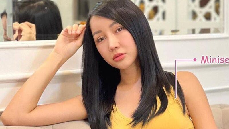 Lucinta Luna menyebut jika wajah cantik usai operasinya itu ditambal dengan daging sapi, ia pun memperlihatkan bekas tambalan daging hewan itu