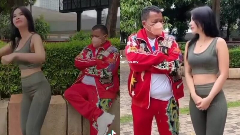 Maria Vania perlihatkan bodynya yang seksi dan aduhai ke pengacara Hotman Paris sebagai syarat jadi asisten pribadinya.