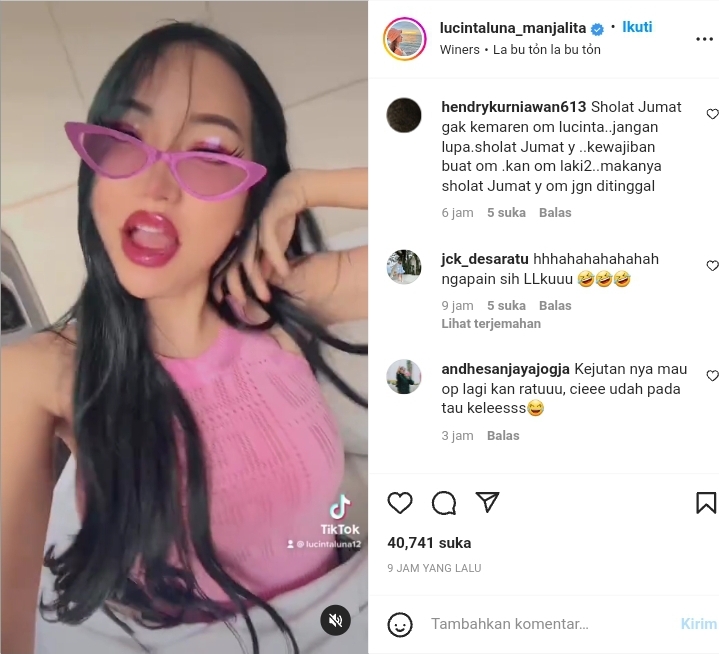 Tampilan Udah Cewek Banget, Lucinta Luna Malah Ditanya Kapan Salat Jumat 2 Lampiran Gambar