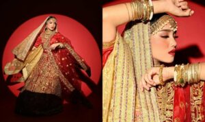Cekricek.id - Dalam hasil photoshoot terbarunya, Fuji memamerkan gaya dandanan ala pengantin dari negeri bollywood, India. Melansir akun Instagramnya, Sabtu (24/9/2022), penampilan Fuji ternyata  sukses menyorot perhatian publik akan kecantikannya yang begitu cocok berpadu dengan busana khas negara barata itu.