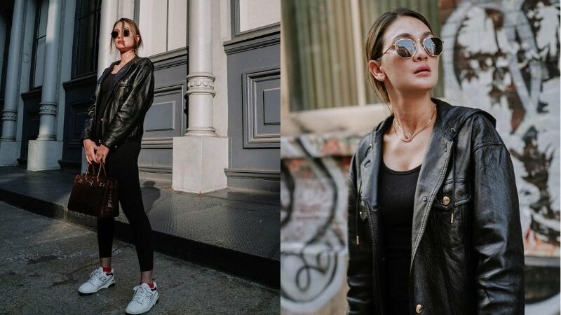 Kecantikan Luna Maya seakan tak pernah luntur, bahkan ketika mencoba berbagai macam gaya busana. Dia tampak begitu anggun dan glamour dengan gaun yang mengembang, tapi di sisi lain juga sangat badas dengan setelan serba hitam yang dipadukan dengan jaket kulit.