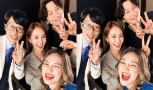 Luna Maya membagikan foto bersama dengan sejumlah artis Korea. Penggemar yakin bahwa jalannya untuk bertemu RM BTS semakin dekat.