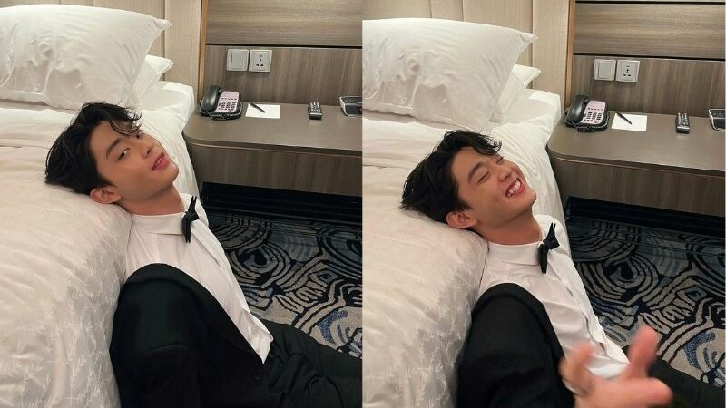 Cekricek.id - Gabriel Prince memamerkan wajah lelahnya yang bersender di sebuah kasur empuk setelah pulang dari menghadiri acara pesta. Wajah lelahnya yang memelas ke arah kamera sontak membuat netizen dengan sukarela mau memijitnya untuk mengurangi rasa lelah yang dirasakan idolanya yang tampan maksimal itu.