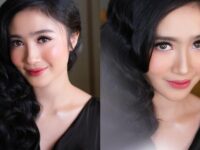 Cekricek.id - Febby Rastanty tampil sangat cantik dan mempesona dengan riasan make up yang flawless. Lewat unggahan terbarunya, artis cantik itu membagikan sejumlah potret hasil maku up tersebut dengan tatapan mata yang membuat siapapun yang melihat akan kelepk-klepek.