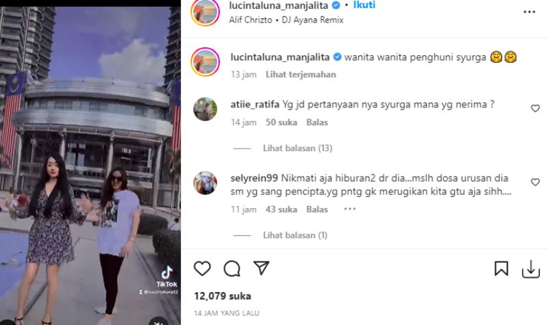 Lucinta Luna Percaya Diri Akan Jadi ‘Wanita’ yang Masuk Surga 2 Lampiran Gambar