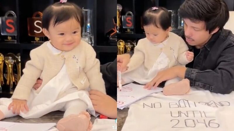 Ameena, Atta Halilintar tekan kontrak dengan sang ayah yang isi kontraknya ialah tidak boleh memiliki pacar sampai tahun 2046 mendatang.