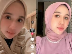 Seorang wanita cantik berhijab viral di Tiktok karena wajahnya mirip dengan artis cantik Laudya Chintya Bella, Rabu (19/10/2022).