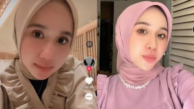 Seorang wanita cantik berhijab viral di Tiktok karena wajahnya mirip dengan artis cantik Laudya Chintya Bella, Rabu (19/10/2022).