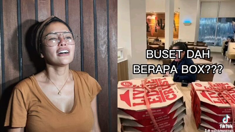 Nikita Mirzani mentraktir semua orang di Rutan Serang dengan memberikan ratusan box pizza untuk 700 orang hingga habiskan Rp 10 juta.