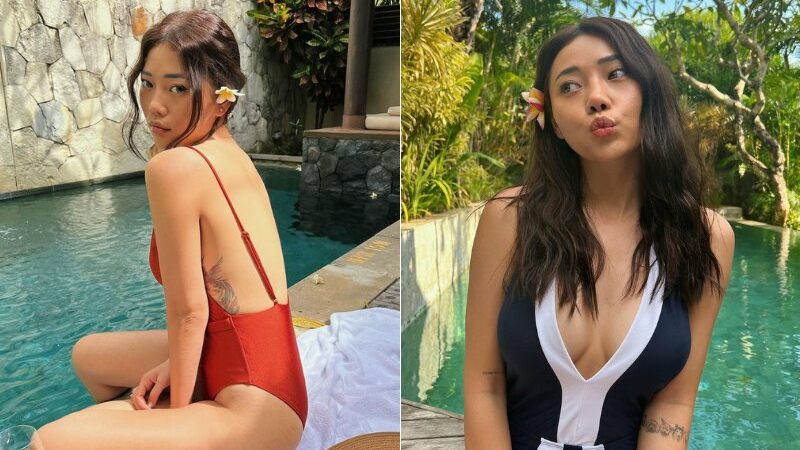 Wendy Walters curi perhatian warganet dengan unggahan videonya yang sedang goyang Tiktok memperlihatkan lekuk tubuhnya yang aduhai.