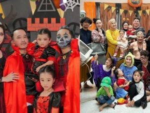 Cekricek.id - Perayaan Halloween tahun ini tampaknya jauh lebih meriah dibandingkan tahun sebelumnya. Pada perayaan kali ini para artis tak hanya secara personal memeriahkannya melainkan juga bersama keluarga. Seperti yang dilakukan oleh keluarga besar Ruben Onsu dan keluarga besar Zaskia Adya Mecca.