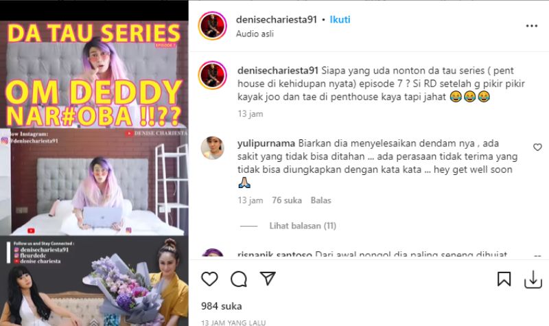 Pengakuan Denise Chariesta, Diajakin Pakai Narkoba Oleh Pria yang Dekat Dengannya 2 Lampiran Gambar