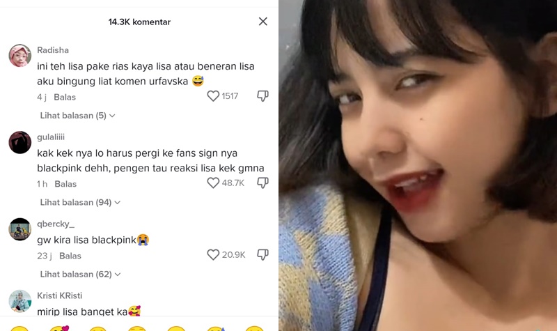 Viral, Wanita Mirip Lisa Blackpink, Disebut Versi Lokal