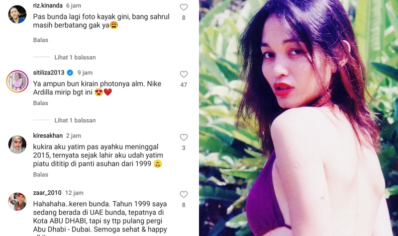 Intip Foto Seksi Bunda Corla Waktu Masih Muda, Disebut Mirip Nike Ardilla 2 Lampiran Gambar