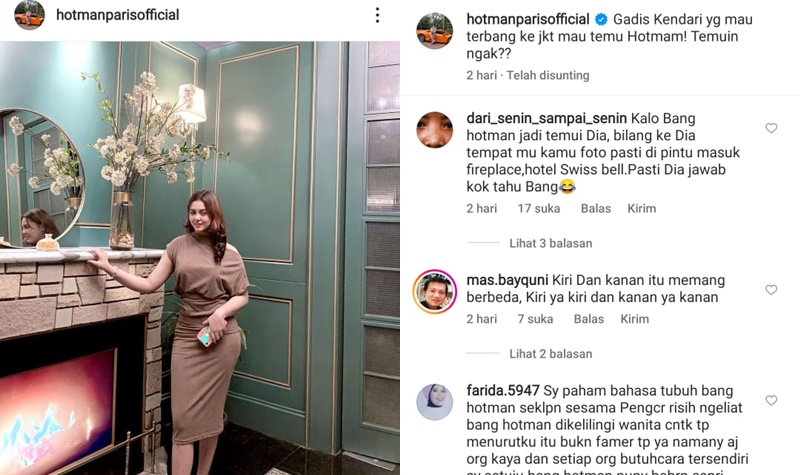 Gadis Cantik Asal Kendari Ini Ingin ke Jakarta Ketemu Hotman Paris, Mau Nyalon Jadi Aspri 2 Lampiran Gambar