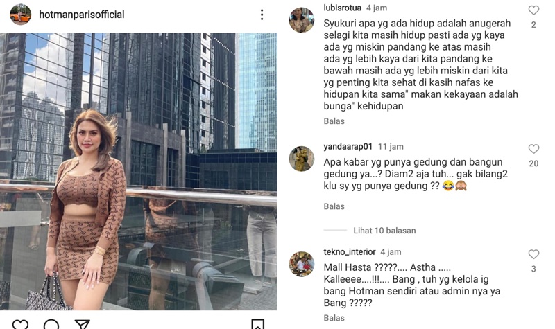 Hotman Paris Pamer Punya 16 Lantai Ruangan di 2 Gedung Termahal di Indonesia, Ini Sindiran Netizen 2 Lampiran Gambar