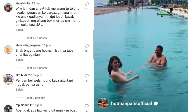 Pamer Lagi Mandi Bareng Cewek Seksi dan Tidak Pakai Baju, Hotman Paris Dikatain Tak Jaga Perasaan Keluarga 2 Lampiran Gambar