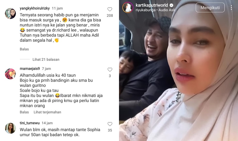 Kartika Putri Bikin Heboh di Medsos, Netizen Sentil Suami yang Dianggap Tak Bisa Tuntun Istri Sendiri 2 Lampiran Gambar