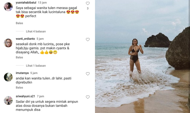 Intip Kecantikan Natasha Ryder Berbikini di Pantai Bali 6 Lampiran Gambar