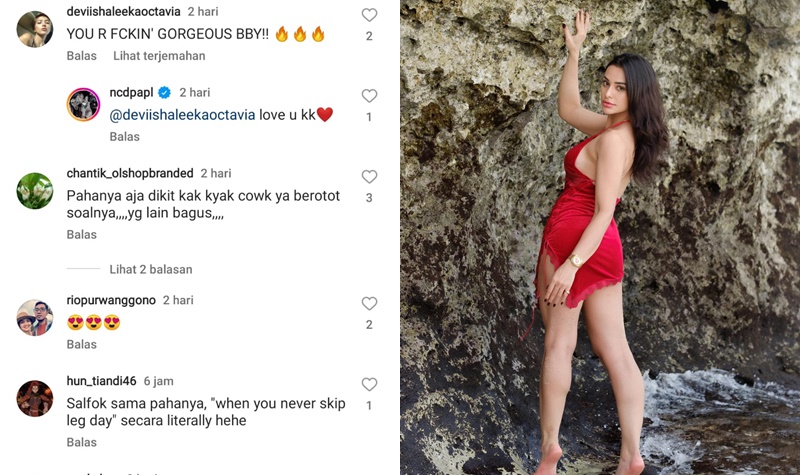 Pamer Foto Seksi, Paha dan Betis Nora Alexandra Dikatain Seperti Paha Cowok 2 Lampiran Gambar