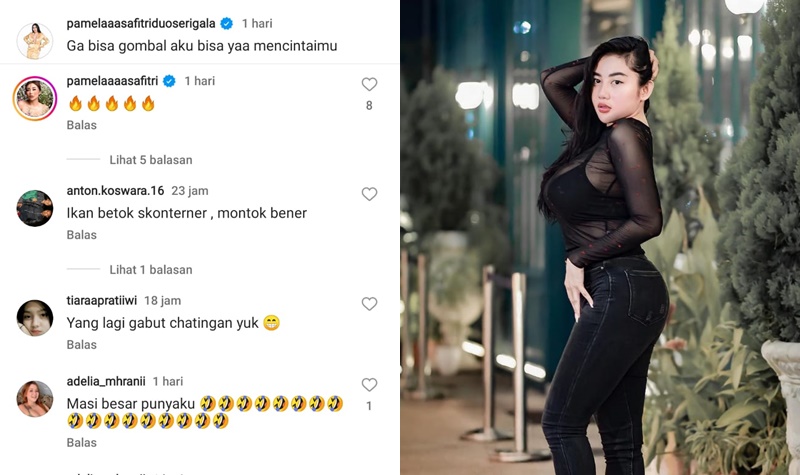 Pamela Safitri Pamer Bodi Montok, Disebut Idaman Banget 2 Lampiran Gambar