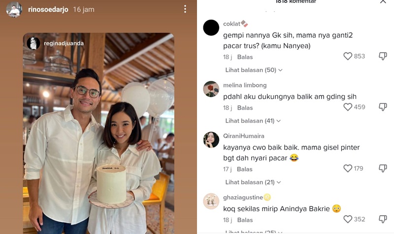 Rayakan Ultah Cowok Macho ini, Gisel Punya Pacar Baru Nih? 3 Lampiran Gambar