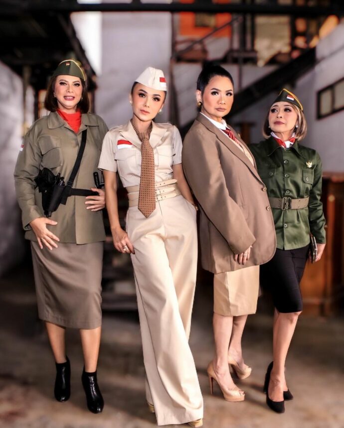 Cantik Abadinya Wajah Yuni Shara Pakai Kostum Pejuang, Baginya Usia Cuma Angka 2 Lampiran Gambar