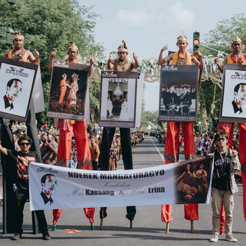 Bak Pesta Rakyat, Kaesang Pangarep dan Erina Gudono Ucap Syukur Atas Antusiasme Masyarakat Atas Acara Pernikahannya 5 Lampiran Gambar